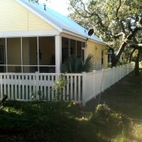 Vinyl fence