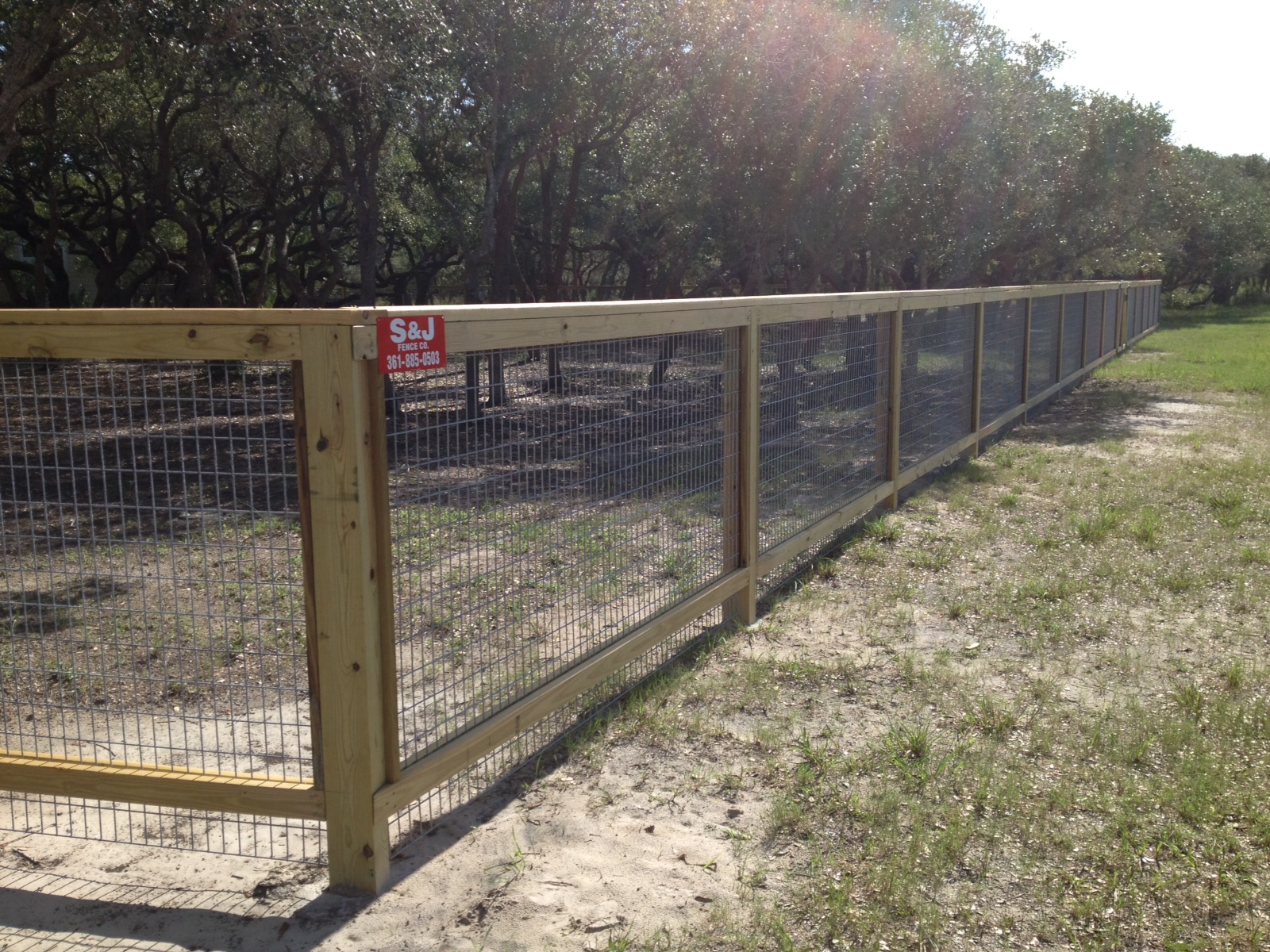 Completed South Texas fence project